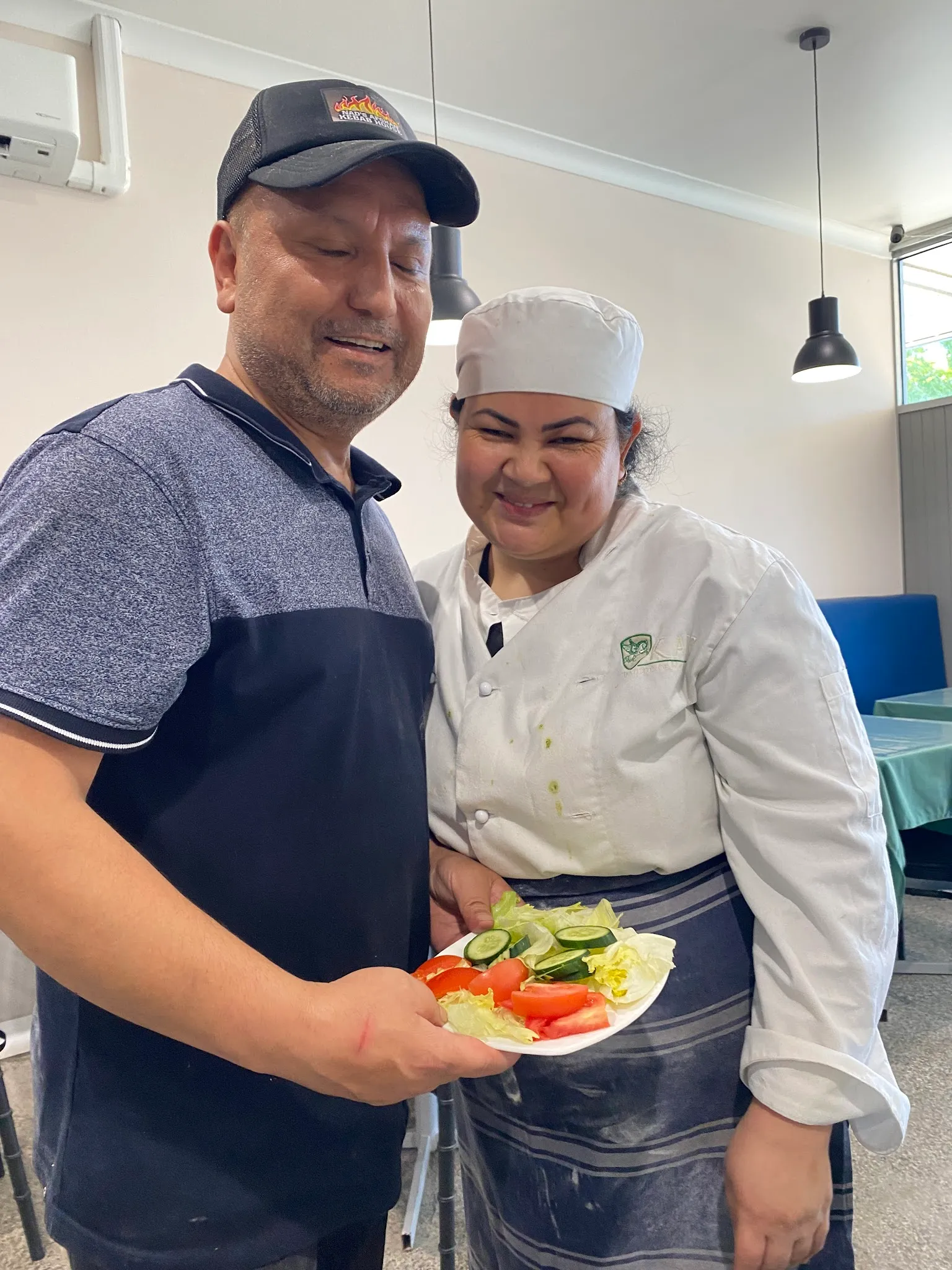 Amina and the team at Nad's Afghan Kebab House in Hastings